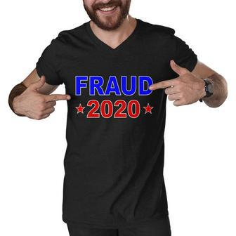 Fraud V2 Men V-Neck Tshirt - Monsterry