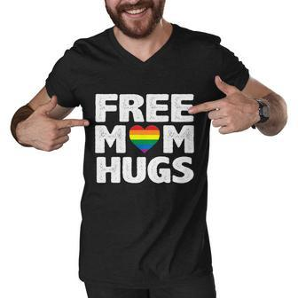 Free Mom Hugs Pride V2 Men V-Neck Tshirt - Monsterry DE