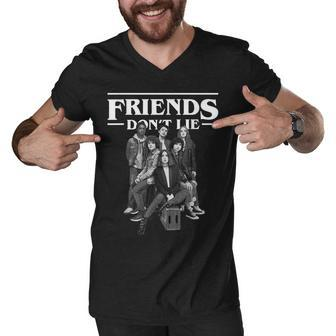 Friends Dont Lie V2 Men V-Neck Tshirt - Thegiftio UK