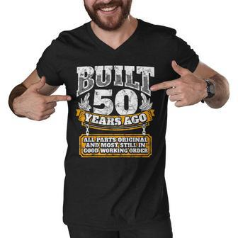 Funny 50Th Birthday Shirt B-Day Gift Saying Age 50 Year Joke Men V-Neck Tshirt - Thegiftio UK
