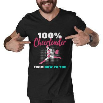 Funny Cheer Cheerleader 100 Cheerleader From Bow Coach Gift Men V-Neck Tshirt - Monsterry