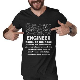 Funny Engineer Meaning Men V-Neck Tshirt - Monsterry AU