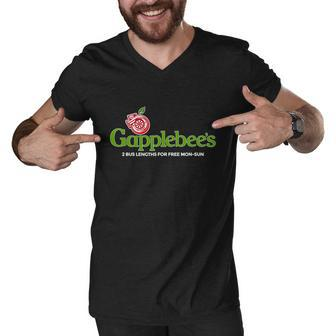 Gapplebees Drag Racing Gapped American Muscle Gift Men V-Neck Tshirt - Monsterry AU