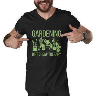 Gardener Plants Garden Men V-Neck Tshirt - Monsterry UK