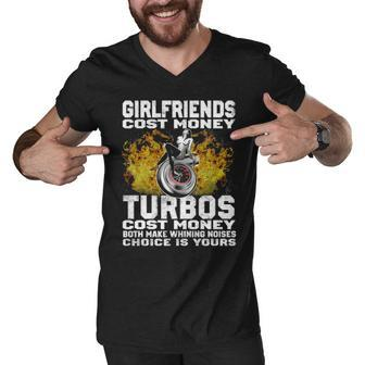 Girlfriends Cost Money Men V-Neck Tshirt - Seseable