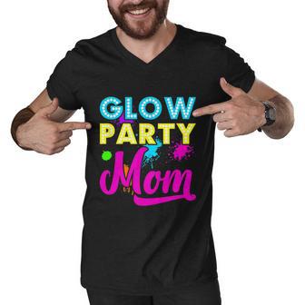 Glow Party Clothing Glow Party Gift Glow Party Mom Men V-Neck Tshirt - Monsterry DE