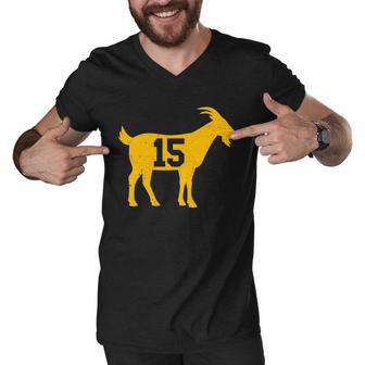 Goat 15 Kansas City Kc Football Men V-Neck Tshirt - Monsterry AU