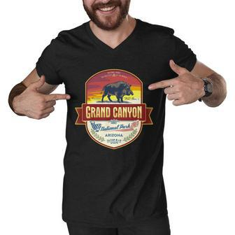 Grand Canyon V2 Men V-Neck Tshirt - Monsterry CA
