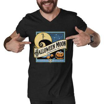 Halloween Moon Town Brewing Company Pumpkin King Ale Men V-Neck Tshirt - Monsterry CA