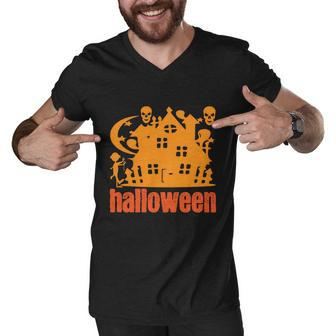Halloween Witch House Halloween Quote V2 Men V-Neck Tshirt - Thegiftio UK
