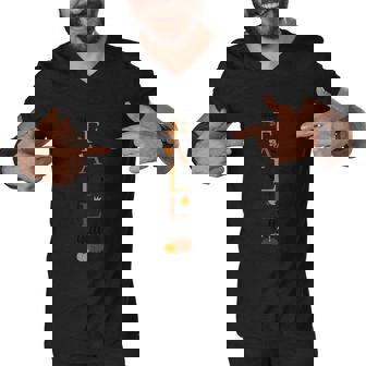 Happy Fall Yall Pumpkin Halloween Quote Men V-Neck Tshirt - Monsterry