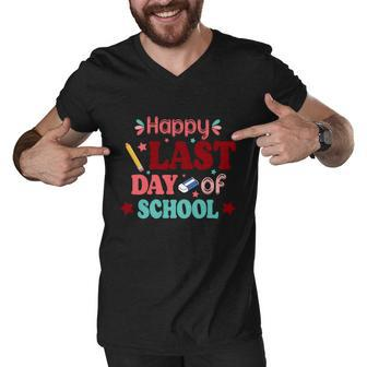 Happy Last Day Of School Meaningful Gift V2 Men V-Neck Tshirt - Monsterry