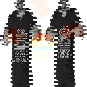 I Like Orcas And Maybe 3 People Orca Killer Whale Retro Men Gift Graphic Design Printed Casual Daily Basic Men V-Neck Tshirt - Thegiftio