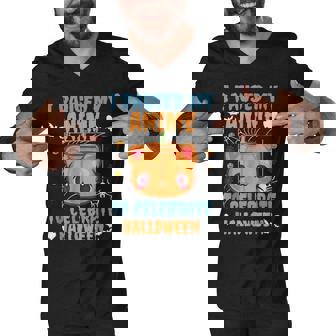 I Paused My Anime To Celebrate Halloween Japanese Anime Men V-Neck Tshirt - Thegiftio