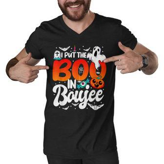 I Put The Boo In Boujee The Boos Halloween Men V-Neck Tshirt - Seseable
