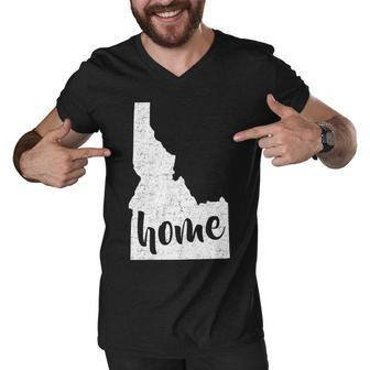 Idaho Home State Tshirt Men V-Neck Tshirt - Monsterry UK