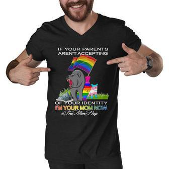 If Your Parents Arent Accepting Im Your Mom Now Lgbt Hugs Men V-Neck Tshirt - Monsterry UK