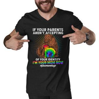 If Your Parents Arent Accepting Of Your Identity Im Your Mom Now Freemomhugs Men V-Neck Tshirt - Thegiftio UK