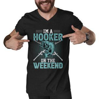 Im A Hooker On The Weekend Men V-Neck Tshirt - Monsterry