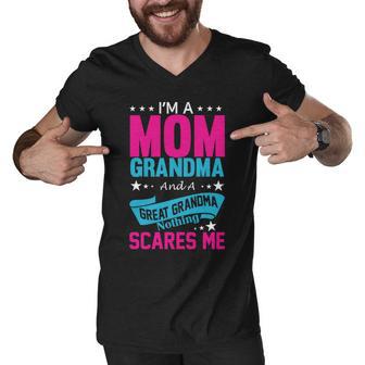 Im A Mom Grandma And A Great Grandma Funny Men V-Neck Tshirt - Monsterry DE