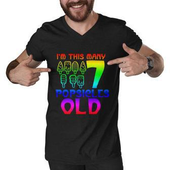 Im This Many Popsicles Old Funny Birthday For Men Women Great Gift Men V-Neck Tshirt - Monsterry CA
