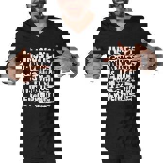 Injustice Anywhere Is A Threat To Justice Everywhere Mlk Quote T-Shirt Men V-Neck Tshirt - Thegiftio UK