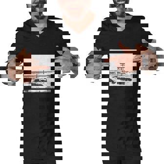 Japanese Streetwear Retro Vibes Aesthetic Tokyo Fashion Men V-Neck Tshirt - Thegiftio