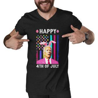 Joe Biden Happy 4Th Of July Happy Easter Tshirt Men V-Neck Tshirt - Monsterry DE