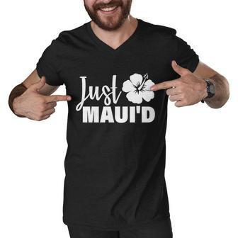 Just Maui&D Men V-Neck Tshirt - Monsterry UK
