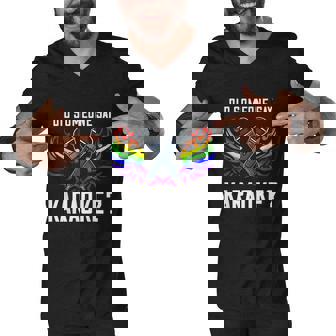 Karaoke Microphone Machine Music Singer Men V-Neck Tshirt - Thegiftio