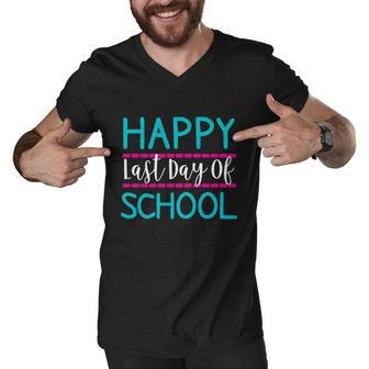 Last Days Of School Teacher Student Happy Last Day School Gift Men V-Neck Tshirt - Monsterry DE