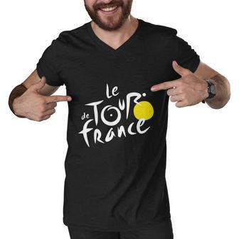 Le De Tour France New Tshirt Men V-Neck Tshirt - Monsterry