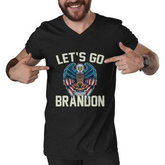 Lets Go Brandon Lets Go Brandon V2 Men V-Neck Tshirt - Monsterry UK