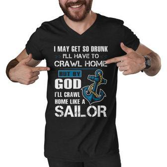 Like A Sailor Men V-Neck Tshirt - Monsterry AU