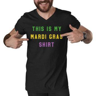 Mardi Gras Funny Party Unique New Orleans Gifts Men V-Neck Tshirt - Thegiftio UK