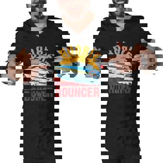 Mens Boobie Bouncer Funny Sailing Summer Boat Speedboat Vintage Men V-Neck Tshirt - Thegiftio