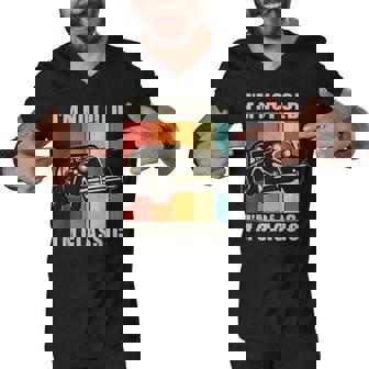 Mens Im Not Old Im Classic Birthday Classic Car Men V-Neck Tshirt - Thegiftio