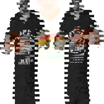 Mens Im Not Old Im Classic Birthday Classic Car Men V-Neck Tshirt - Thegiftio