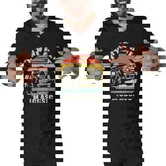 Mens Im Not Old Im Classic Birthday Classic Car Men V-Neck Tshirt - Thegiftio