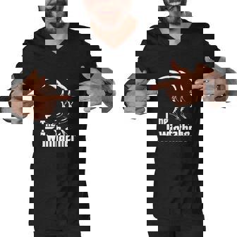 Mens The Twinfather Funny Father Of Twin Dad Gift Men V-Neck Tshirt - Monsterry