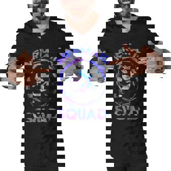 Mermaid Birthday Squad Family Matching Party Men V-Neck Tshirt - Thegiftio