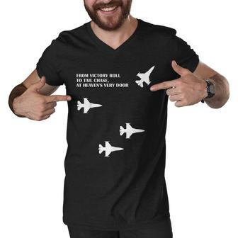 Military Missing Man Formation Gift Men V-Neck Tshirt - Seseable