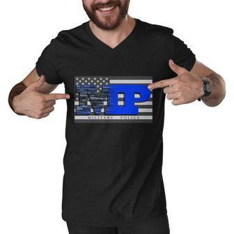 Military Police Mp Flag Men V-Neck Tshirt - Monsterry