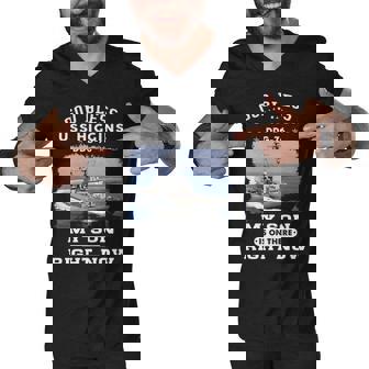My Son Is On Uss Higgins Ddg Men V-Neck Tshirt - Monsterry