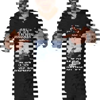 My Son Serve On Uss Paul Ignatius Ddg Men V-Neck Tshirt - Monsterry