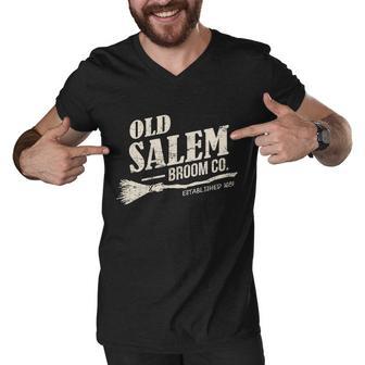 Old Salem Broom Company Tshirt Men V-Neck Tshirt - Monsterry