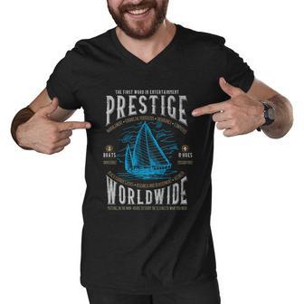 Prestige Worldwide Funny Step Brothers Boats Graphic Funny Gift Men V-Neck Tshirt - Monsterry UK