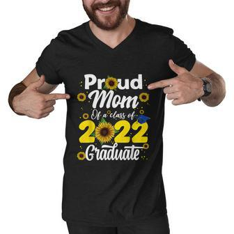 Proud Mom Of A Class Of 2022 Graduate Graduation Men Women Men V-Neck Tshirt - Monsterry