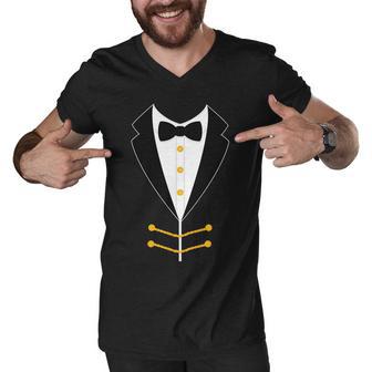 Ringmaster Costume Tshirt Men V-Neck Tshirt - Monsterry