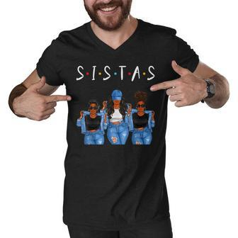 Sistas New Year Clothing Gifts Men V-Neck Tshirt - Thegiftio UK